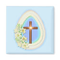 Window Egg and Cross magnets