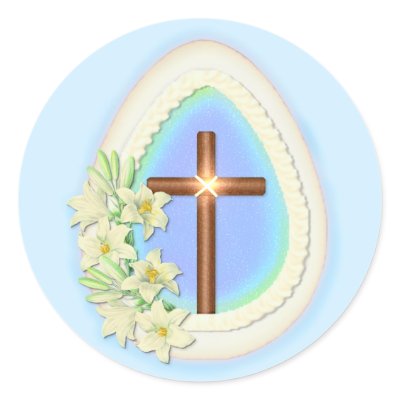 Window Egg and Cross Sticker by Spice