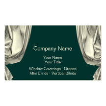 Window Fashions Business Cards