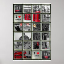 Window on London Sights Posters