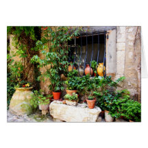 Window Pots Card