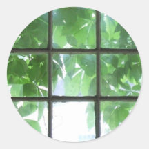 Window Round Stickers