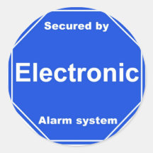 Window Security Sticker