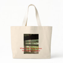 Window, When God Closes A Door, He Opens A Window Bag