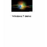 Windows 7 demo T-shirt