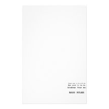 Windows Fear me Male Bass player version Stationery Paper