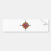 Windrose Bumper Sticker
