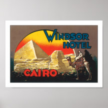 Windsor Hotel Cairo Poster