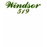 Windsor Ontario Canada area code 519 T-shirt