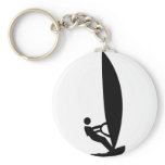 windsurfer icon keychains