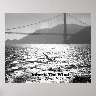 Windsurfer on San Francisco Bay Posters
