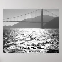 Windsurfer on San Francisco Bay Posters