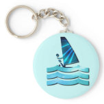 Windsurfing Design Keychain