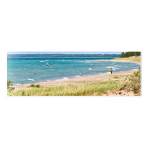Windsurfing on Lake Michigan Business Card Templates