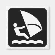 Windsurfing Symbol Magnet
