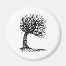 windswept tree of life magnets