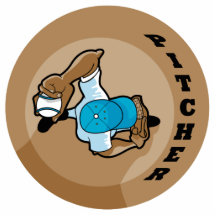 windup pitcher overhead view graphic photo cut out