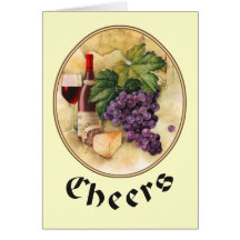 Wine and Cheese Card
