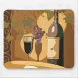 Wine and cheese gourmet indulgence mousepad