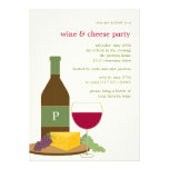 Wine and Cheese Party Invitations