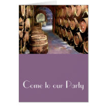Wine Barrels in the Wine Cellar
