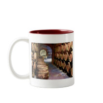 Wine Barrels in the Wine Cellar Coffee Mugs