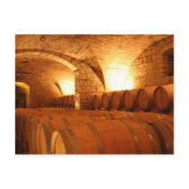 Wine Barrels Postcard