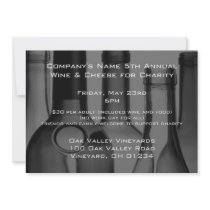 Wine Bottle Corporate Event Invitations