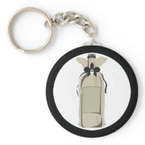 Wine Bottle Key Chain