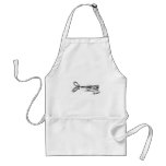 "Wine Bottle Opener" Kitchen Art Watercolor aprons