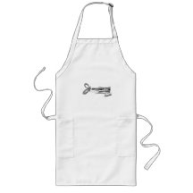 "Wine Bottle Opener" Kitchen Art Watercolor Apron