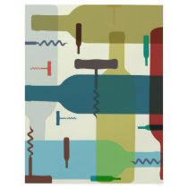 Wine bottle themed flyer
