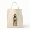 Wine Bottle Tote bags