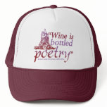 Wine Bottled Poetry hats
