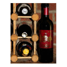 Wine Bottles Postcard