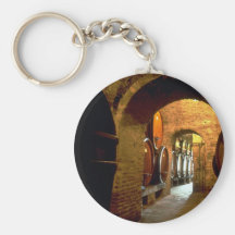 Wine cellar in Montepulciano, Tuscany, Italy Key Chain
