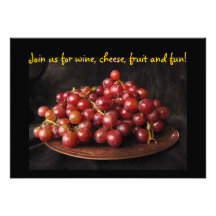 Wine & Cheese Party Personalised Announcement