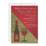Wine Christmas Party Invitation