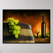 Wine composition poster