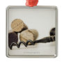 Wine corks with corkscrew christmas tree ornament