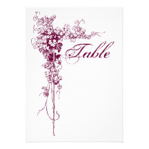 Wine Country Wedding Personalised Announcements