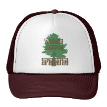 WINE DINE PINE MESH HAT