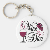 Wine Diva Key Chains