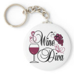 Wine Diva keychains