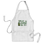 Wine Drinker - Put a CORK in it! aprons