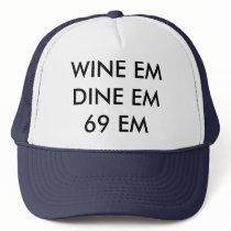 WINE EMDINE EM69 EM TRUCKER HAT