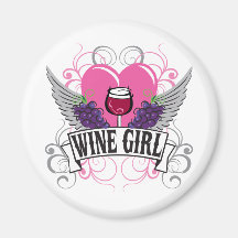 Wine Girl Magnet