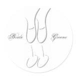 Wine Glass Wedding Stickers