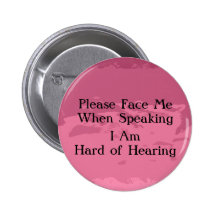 Wine Hard of Hearing Button