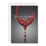 Wine invitation card